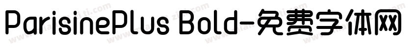 ParisinePlus Bold字体转换